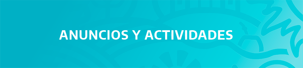 Cartelera de anuncios y actividades 